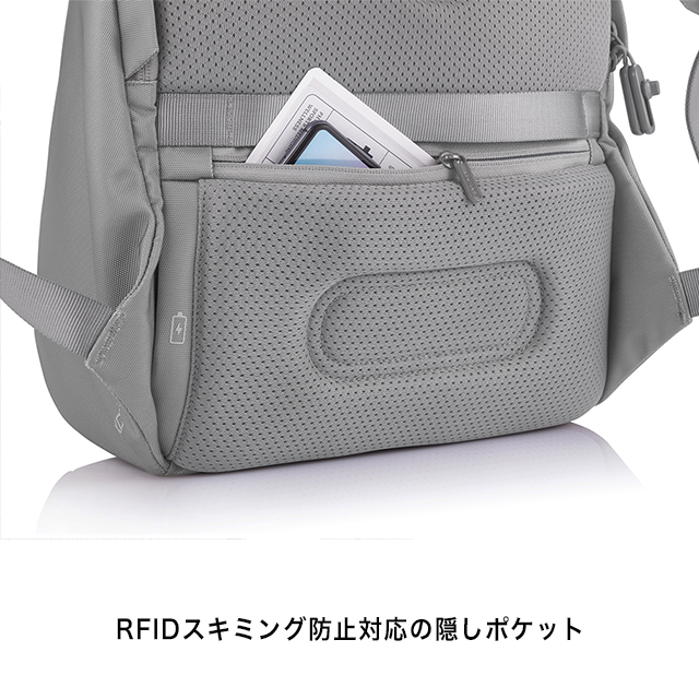 Bobby Soft Sustainable backpack, Grey
